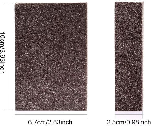ZOENHOU 24 Pack Sanding Sponge, 60 80 100 120 180 220 Grit Sanding Block Sandpaper, for Wood Assorted Blocks Assortment Drywall Metal Repair Set in Saudi Arabia