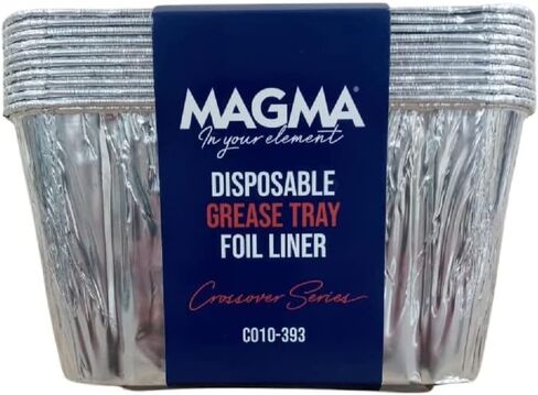 Magma Products CO10-393: Disposible Grease Tray Foil Liner, Pack of 10, Firebox in Saudi Arabia