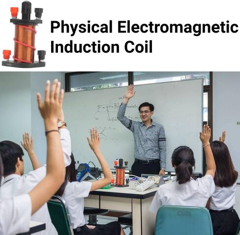 Demonstration Induction Coil Primary Secondary Coil Magnet Wire Coil Physical Electromagnetic Induction Coil for Lenz's Law Verify in Saudi Arabia
