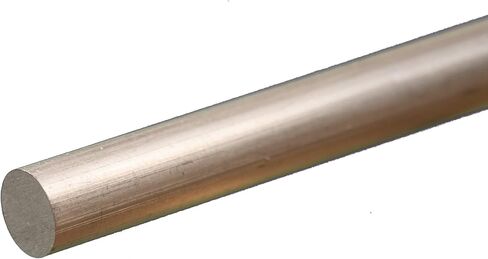 قضيب ألومنيوم دائري صلب 83046 من كيه آند إس بريسشن ميتالز 83046، قطر 5/16 بوصة × طول 30.48 سم، 0.81 سم OD، قطعة واحدة، صنع في الولايات المتحدة الأمريكية in Kuwait