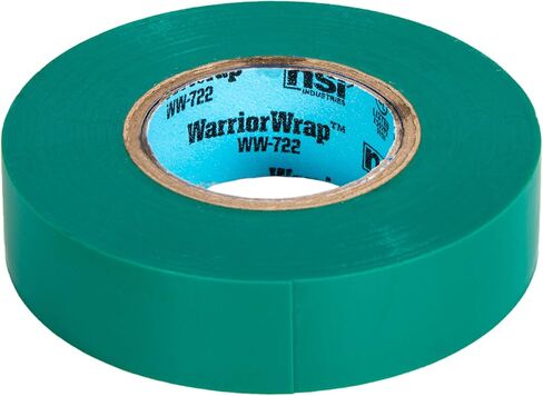NSi Industries WarriorWrap Select 3/4 بوصة × 6 أقدام 7 مل شريط كهربائي من الفينيل ، أخضر (WW-722-GN) in Kuwait