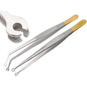 Corn Suture Tweezers Straight and Curved Surgical Forceps Pliers ARTMAN Brand in Saudi Arabia