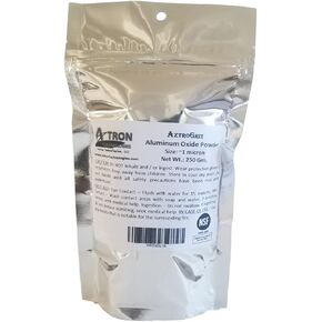 مسحوق أكسيد الألومنيوم من AztroGrit - 1 ميكرون (متوسط ​​الحجم)؛ 250 جم in Kuwait