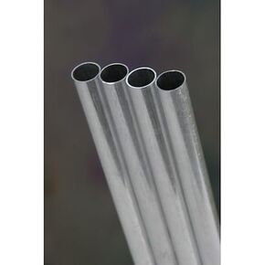 أنبوب ألومنيوم دائري K & S 9311، 1/4 بوصة OD × 0.035 بوصة جدار × 36 بوصة طول، 6 قطع، صنع في الولايات المتحدة الأمريكية in Saudi Arabia