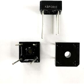 توديز 10 قطع جديدة لـ KBPC610 KBPC-610 KBPC610-PBF 6A 1000V DIP-4 مقومات جسر السيليكون أحادية الطور KBPC610PBF in Saudi Arabia