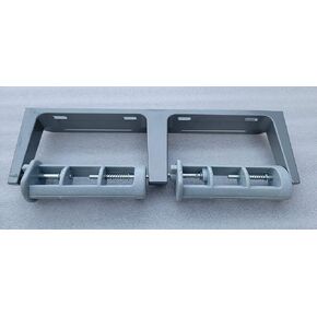 Rocking Control Dual Roll Toilet Tissue Dispenser, 13" Width x 1-3/4" Height x 4-1/2" Depth in Kuwait