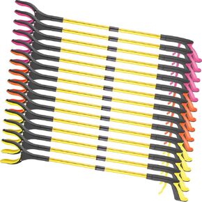 Tanlade 15Pcs Grabber Reacher Tool 32 Inches Long Foldable Trash Picker Grabber Reacher Tool for Elderly Anti Slip Grabber Pickup Tool for Trash Claw Pick up Stick Arm Extension Litter Picker, 3 Color in Saudi Arabia