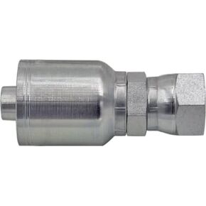 1/2" Hose x 5/8" JIC 37 Degree Female Hydraulic Hose Ends Crimp Fitting Compatible with Parker 43-Series | FJX-08-10-43 (10-PACK) in Saudi Arabia