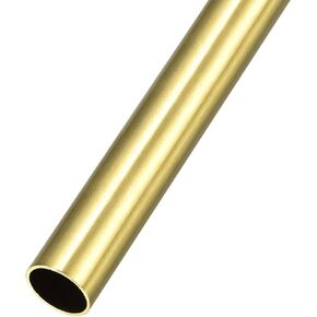 METALLIXITY Brass Tube (15mm OD x 1mm Wall T x 200mm L), Straight Tubing - for Home Furnishing, Machinery, DIY Handicraft in Kuwait