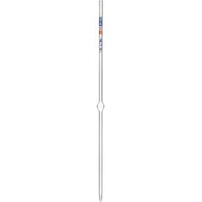 Volumetric Pipette, 2ml - Class A Tolerance, ±0.010ml - Single Graduation Line - Color Coded, Orange - Borosilicate Glass - Eisco Labs in Saudi Arabia