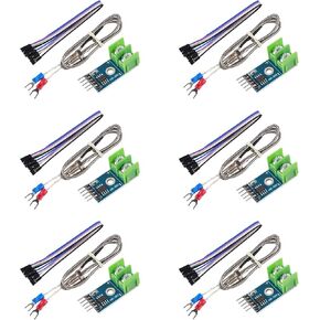 ACEIRMC DC 3-5V MAX6675 Module + K Type Thermocouple Temperature Sensor Thermocouple Sensor Set M6 Screw Compatible with Raspberry Pi Arduino (6pcs) in Saudi Arabia