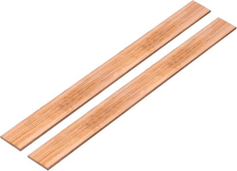 MECCANIXITY 2 قطعة 12 بوصة × 1 بوصة شريط نحاسي مسطح، 1/8 بوصة سمك قضيب نحاسي لأنظمة التأريض للمشاريع المعمارية in Kuwait