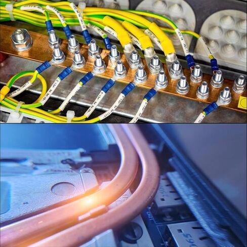 MECCANIXITY 2 قطعة 12 بوصة × 1 بوصة شريط نحاسي مسطح، 1/8 بوصة سمك قضيب نحاسي لأنظمة التأريض للمشاريع المعمارية in Kuwait