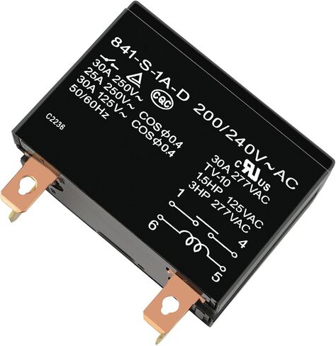 841-S-1A-D 200/240VAC General Purpose Relay 30A 277VAC with Dust Cover Quick Terminal SPDM in Kuwait