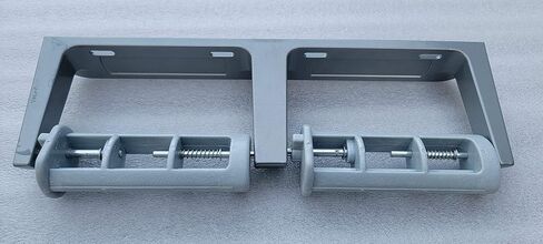 موزع مناديل تواليت مزدوج اللف للتحكم بالهزاز، عرض 33 سم × ارتفاع 1-3/4 بوصة × عمق 4-1/2 بوصة in Kuwait