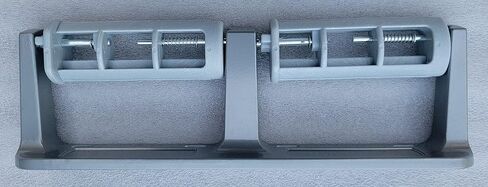 موزع مناديل تواليت مزدوج اللف للتحكم بالهزاز، عرض 33 سم × ارتفاع 1-3/4 بوصة × عمق 4-1/2 بوصة in Kuwait