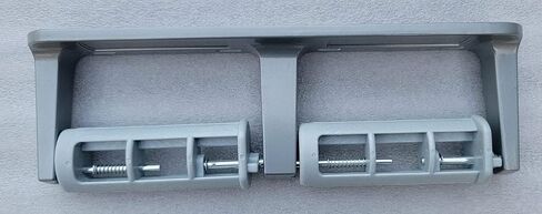 موزع مناديل تواليت مزدوج اللف للتحكم بالهزاز، عرض 33 سم × ارتفاع 1-3/4 بوصة × عمق 4-1/2 بوصة in Kuwait