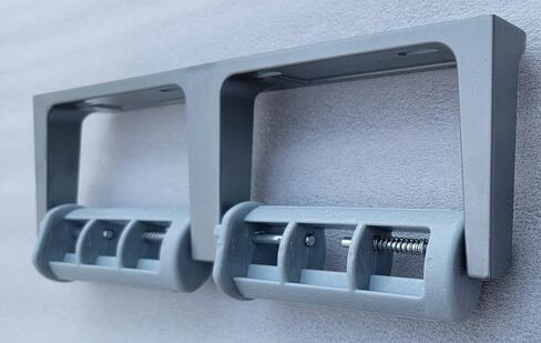 موزع مناديل تواليت مزدوج اللف للتحكم بالهزاز، عرض 33 سم × ارتفاع 1-3/4 بوصة × عمق 4-1/2 بوصة in Kuwait