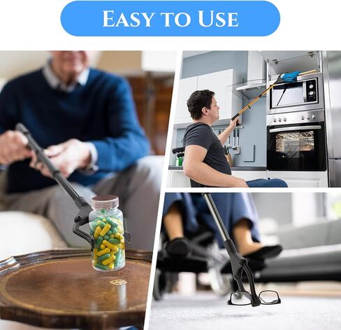 Umigy 16 قطعة 32 بوصة أداة المنتزع منتقي القمامة لكبار السن، أداة التقاط المنتزع القابلة للطي، أداة طويلة سهلة الاستخدام لمخلب القمامة، أداة مساعدة للوصول إلى ذراع تمديد منتقي القمامة in Kuwait