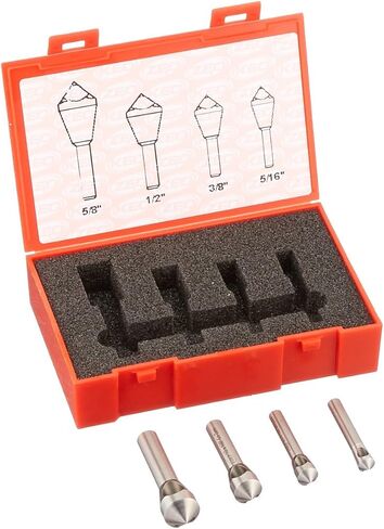 مجموعة مغاسل بطرف واحد من الستيل الكوبالت من كيو 53538، لمسة نهائية غير مطلية (لامعة)، زاوية نقطة 100 درجة، قطر الرأس 5/16 انش - 5/8 انش in Kuwait