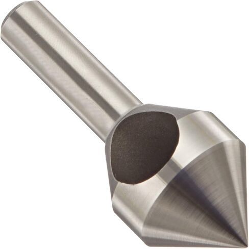 KEO 53516 Cobalt Steel Single-End Countersink, Uncoated (Bright) Finish, 82 Degree Point Angle, Round Shank, 1/2" Shank Diameter, 1-1/4" Body Diameter in Saudi Arabia