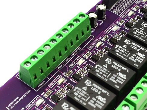 وحدة التتابع الكهرومغناطيسي ذات 8 قنوات 10 أمبير تحكم مباشر 3.3 فولت 5.0 فولت وقت التشغيل 8 مللي ثانية كحد أقصى/متوافق مع تطبيقات Arduino وRaspberry PI وMCU وPLC/اللوحة تناسب حامل بلاستيك السكك الحديدية DIN. in Kuwait