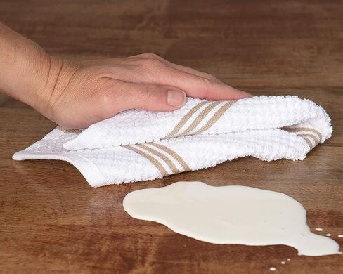 SIMPLI-MAGIC 79374C Flour Sack Kitchen Towels, White (Pack of 24, 336 Count Total) in Saudi Arabia