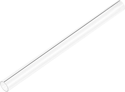 uxcell Clear Rigid Acrylic Pipe 21mm(13/16") ID x 25mm(1") OD x 305mm(12") Round Tube Tubing in Kuwait