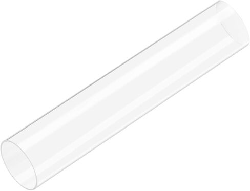 uxcell Clear Rigid Acrylic Pipe 21mm(13/16") ID x 25mm(1") OD x 305mm(12") Round Tube Tubing in Kuwait