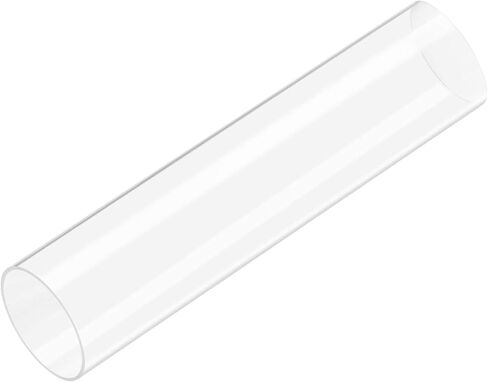 uxcell Clear Rigid Acrylic Pipe 21mm(13/16") ID x 25mm(1") OD x 305mm(12") Round Tube Tubing in Kuwait