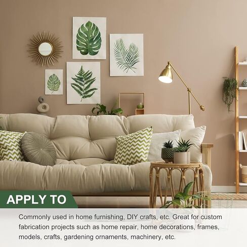 أنبوب نحاسي METALLIXITY (13 مم OD × 1 مم جدار T × 300 مم طول)، أنابيب مستقيمة - للتأثيث المنزلي، والآلات، والحرف اليدوية in Kuwait