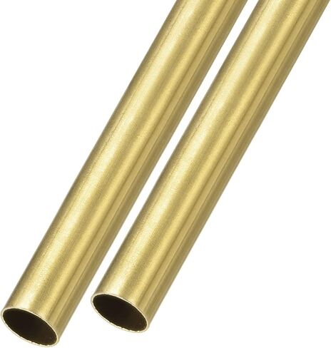 أنبوب نحاسي METALLIXITY (17 مم OD × 0.5 مم جدار T × 200 مم طول) قطعتان، أنابيب مستقيمة - للتأثيث المنزلي، والآلات، والحرف اليدوية اليدوية in Saudi Arabia