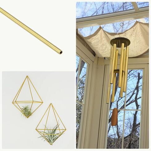 أنبوب نحاسي METALLIXITY (1.5 مم OD × 0.25 مم جدار T × 300 مم طول) 5 قطع، أنابيب مستقيمة - للأثاث المنزلي، والآلات، والحرف اليدوية اليدوية in Kuwait