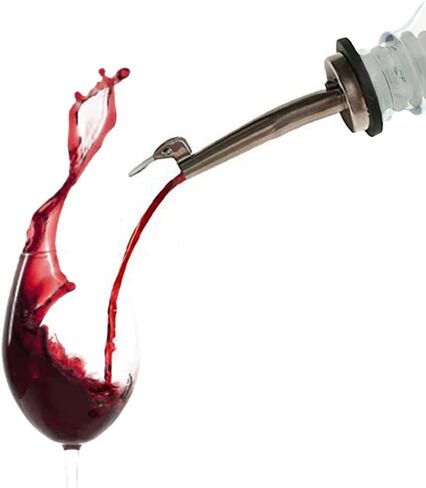 فوهات زيت الزيتون، زجاجة كلاسيكية من الستانلس ستيل لصب المشروبات الكحولية والخل والشراب والزيوت مع قمع من الستانلس ستيل (قطعتين) in Kuwait