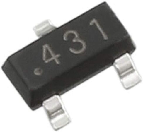 uxcell 50pcs TL431 Transistor 36V 100mA 300mW Surface Mount SOT-23 in Saudi Arabia