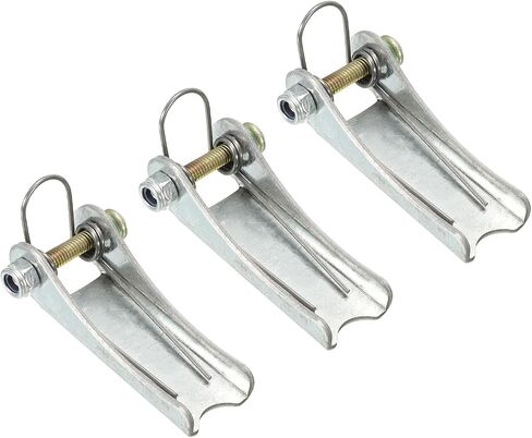 مزلاج خطافات بديلة مقاس 2 بوصة من PATIKIL، وصلة استقبال سحب معدنية مكونة من 3 قطع لمقطورة خطاف Clevis، فضي in Kuwait