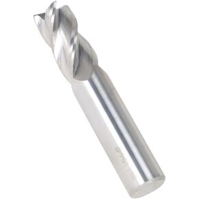 waltyotur 3/8 Inch End Mill 0.020 Corner Radius 1 Inch Cutting Length x 2-1/2 Inch Overall Length x 3/8 Inch Shank Diameter for Alloy/Hardened Steel 1Pcs