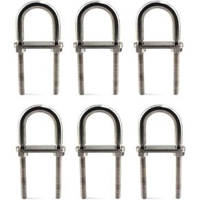M5x78 U Bolt 304 Stainless steel Tie Down U Bolt (Pack of 6)