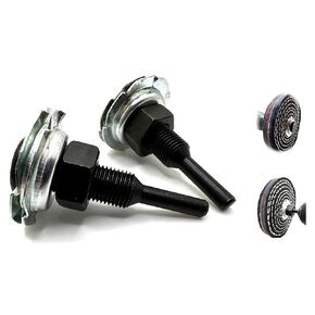 مغزل Arbor Pro-Graad للحفر أو مطحنة القالب 1/4" عرقوب 1/2" محول أربور عجلة الخيوط للتركيب 1/4" حتى 3/4" عجلات تلميع وتلميع واسعة مع فتحة مركزية 1/2" | 2 علية in Kuwait