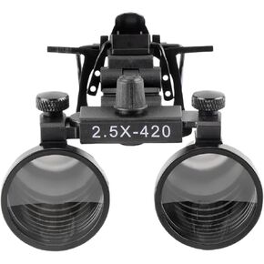 2.5X/3.5X Binocular Loupes Glasses Magnifier Clip on Style DY-101 (2.5X)
