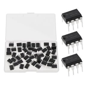 50pcs NE555P Single Precision Timer Timer Chip IC Pulse Generator 4.5V-18V 10mA Compatible with TTL CMOS for Household Appliance and Electric Toys in Saudi Arabia
