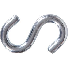 Hardware Essentials 320240 (1/4-inch x 2-inch) 50 Pack S-Hooks, 1/4 Inch x 2 Inch, Zinc-P