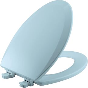 Bio Bidet by Bemis 1500EC Toilet Seat with Perfect Fit, Fresh Water Spray, Non-Electric, Easy to Install Bidet, ELONGATED, Dresden Blue