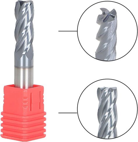 waltyotur 3/8 بوصة مطحنة نهاية 0.020 نصف قطر الزاوية 1 بوصة طول القطع × 2-1/2 بوصة الطول الإجمالي × 3/8 بوصة قطر عرقوب للسبائك/الفولاذ المقسى 1 قطعة in Kuwait