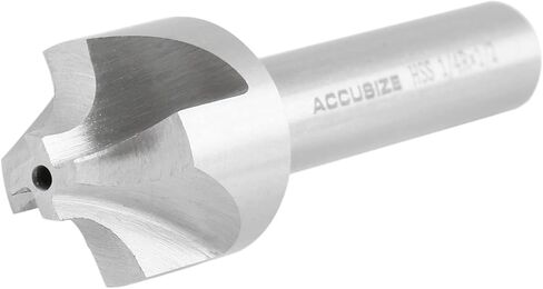 Accusize Industrial Tools Hss Corner Roudning End Mill، نصف قطر 5/16 بوصة، قطر عرقوب 1/2 بوصة، أكبر قطر 1-1/8 بوصة، 3-1/4 بوصة، 1011-0512 in Kuwait