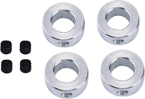 5/8" Bore Solid Steel Style Zinc Plated Set Screw Shaft Collars for Lawn Tractor,Garage Doors in Saudi Arabia