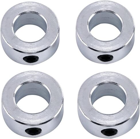 5/8" Bore Solid Steel Style Zinc Plated Set Screw Shaft Collars for Lawn Tractor,Garage Doors in Saudi Arabia