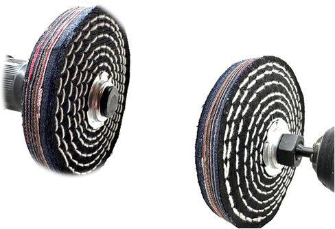 مغزل Arbor Pro-Graad للحفر أو مطحنة القالب 1/4" عرقوب 1/2" محول أربور عجلة الخيوط للتركيب 1/4" حتى 3/4" عجلات تلميع وتلميع واسعة مع فتحة مركزية 1/2" | 2 علية in Kuwait