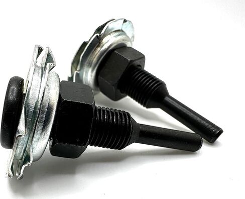 مغزل Arbor Pro-Graad للحفر أو مطحنة القالب 1/4" عرقوب 1/2" محول أربور عجلة الخيوط للتركيب 1/4" حتى 3/4" عجلات تلميع وتلميع واسعة مع فتحة مركزية 1/2" | 2 علية in Kuwait