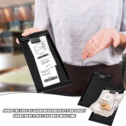 16 قطعة مطعم تحقق من حامل العرض الأسود تحقق من بطاقات تقديم الضيوف تحقق نصائح صينية نادلة كتاب خادم للمطاعم والحانات الفنادق تناول الطعام in Kuwait